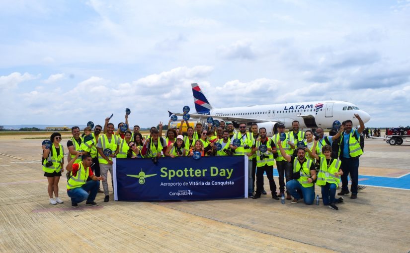 Aeroporto de Vitória da Conquista promove 1º Spotter Day e reúne fotógrafos apaixonados por aviação